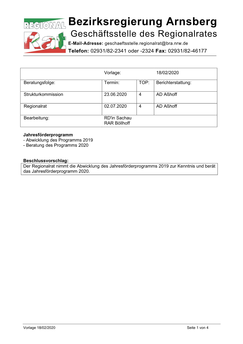 Bezirksregierung Arnsberg