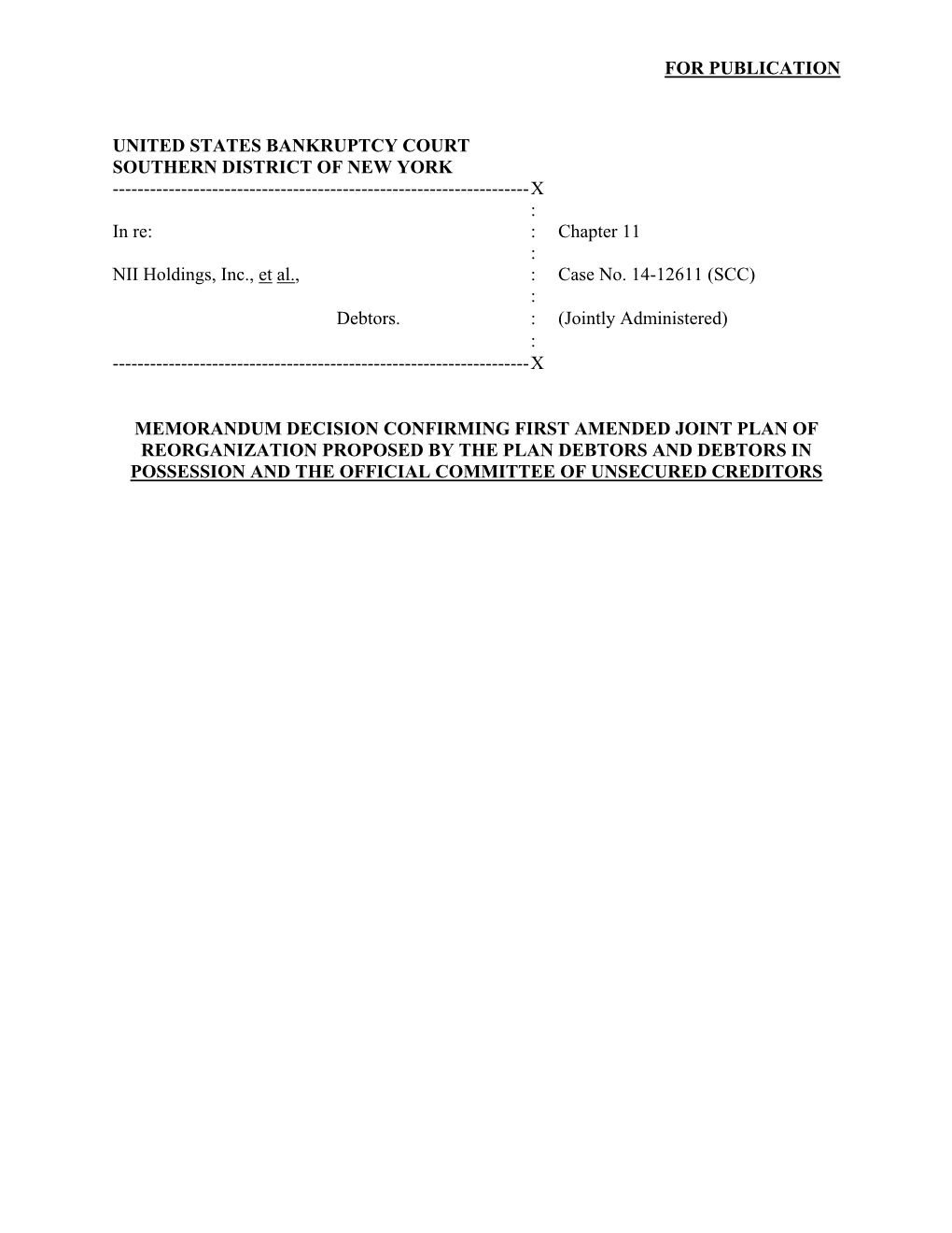 14-12611-Scc NII Holdings, Inc. 2015-08-26