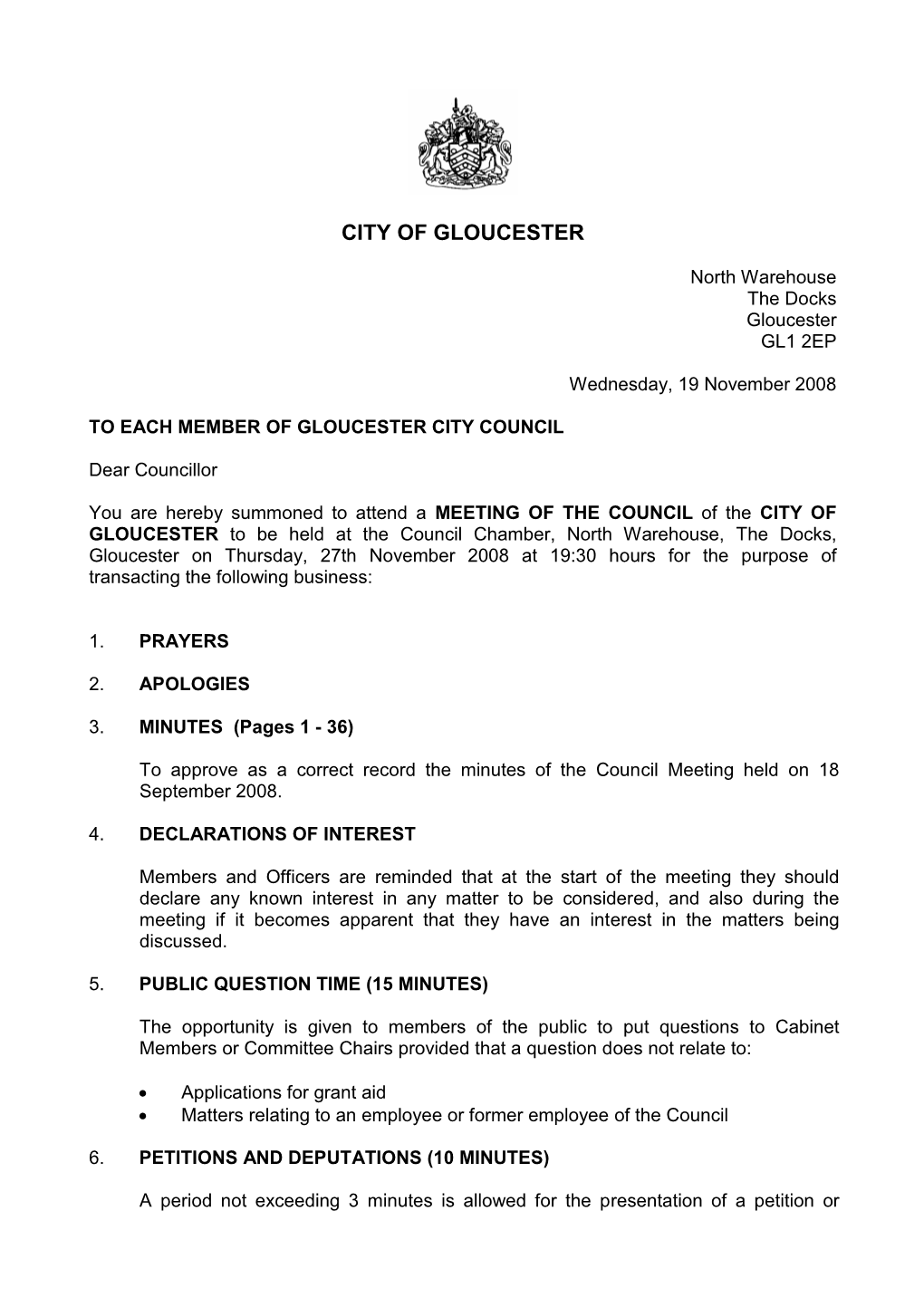 City of Gloucester