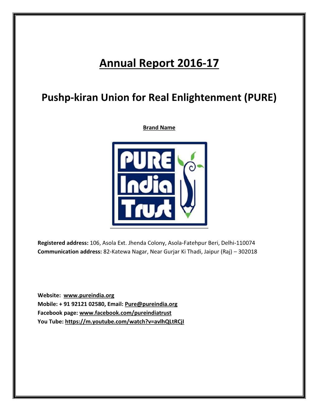 2016-2017 Annual Report