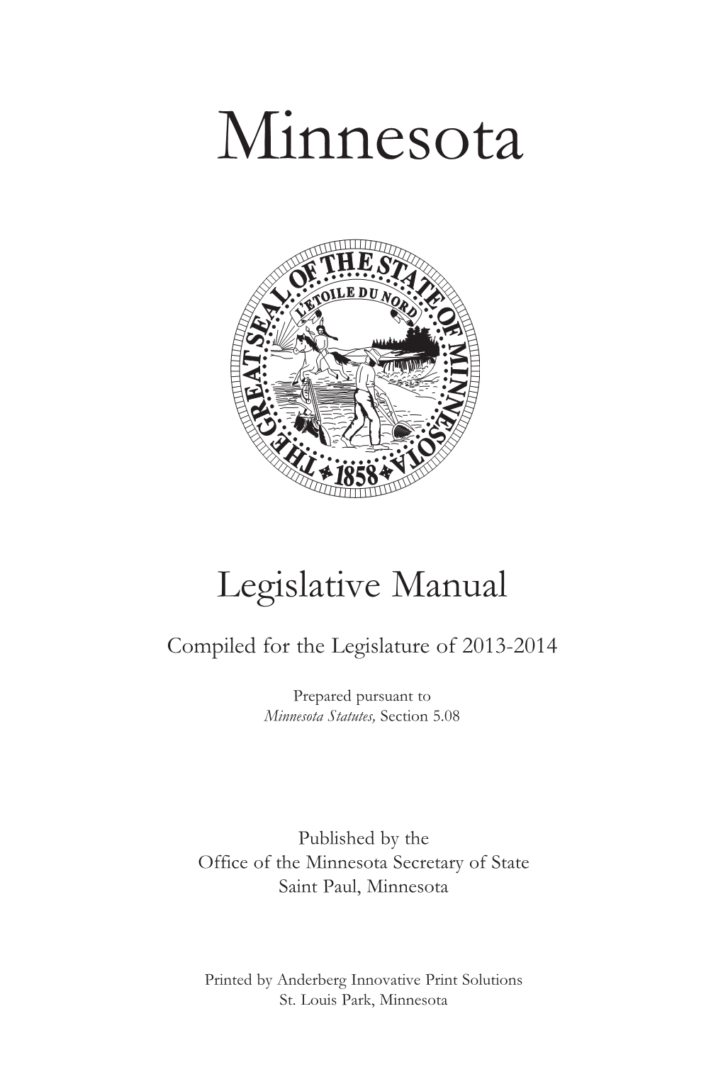 Legislative Manual