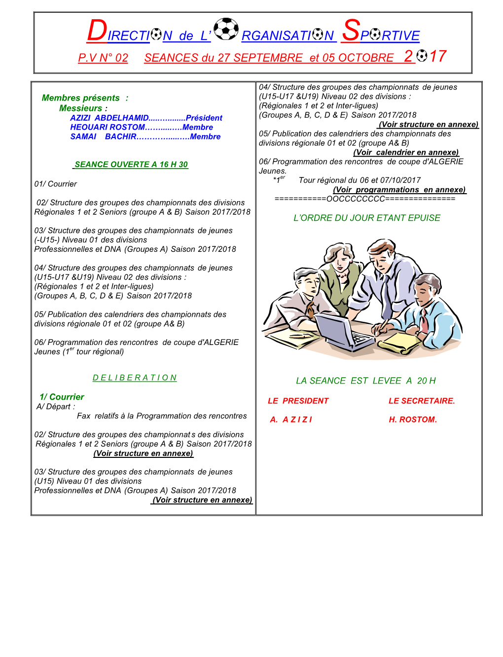 Jeunes : U15-U17 &