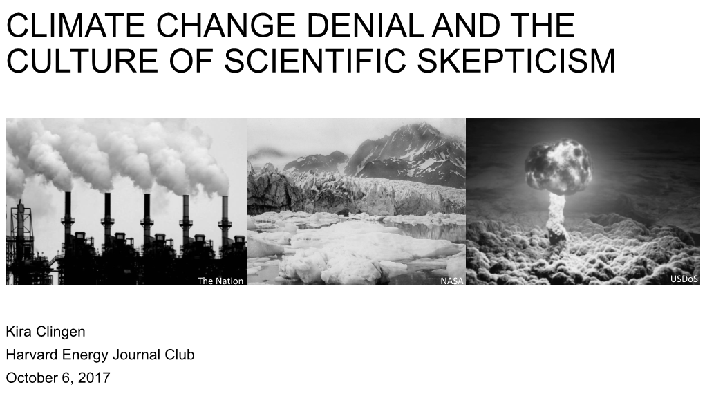 Climate Skepticism