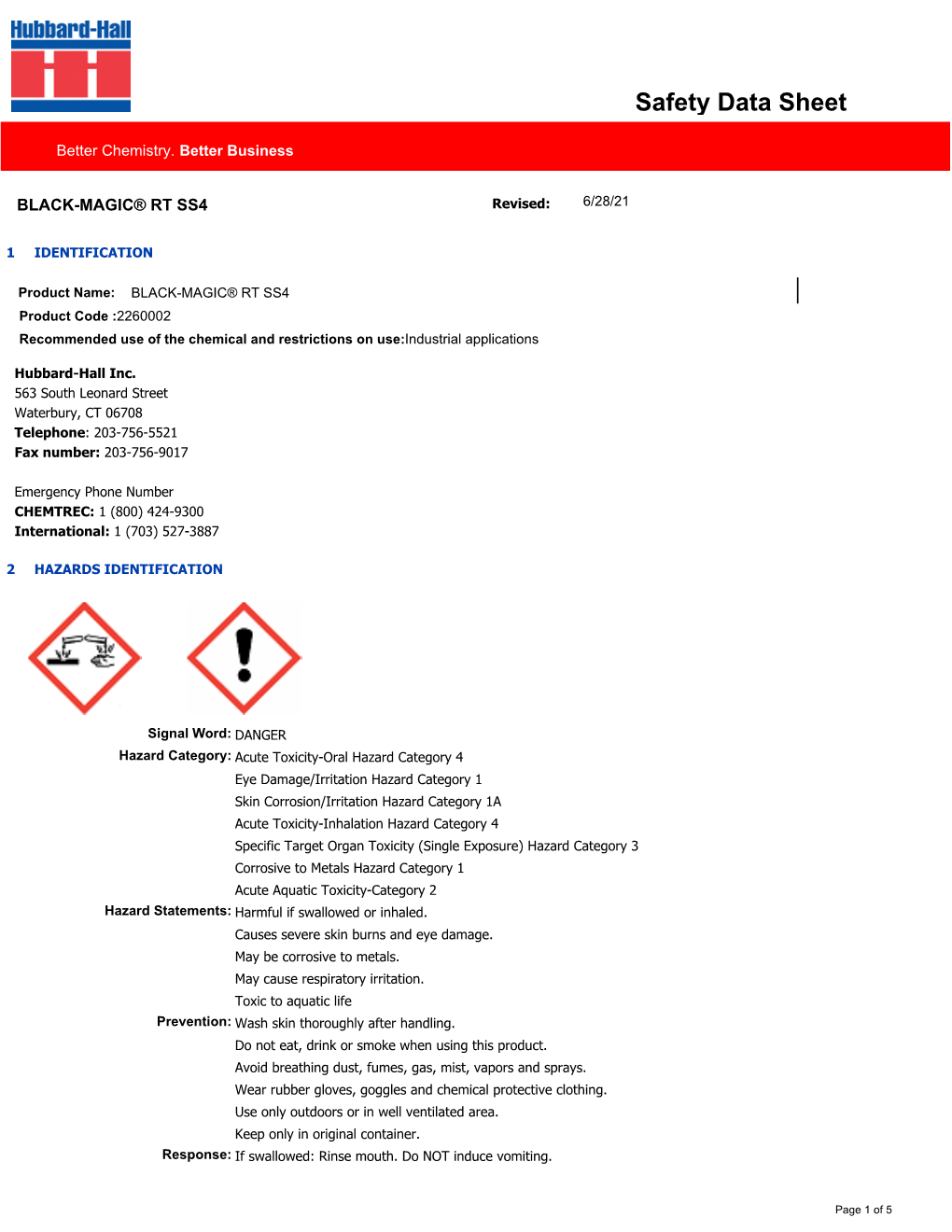 Safety Data Sheet