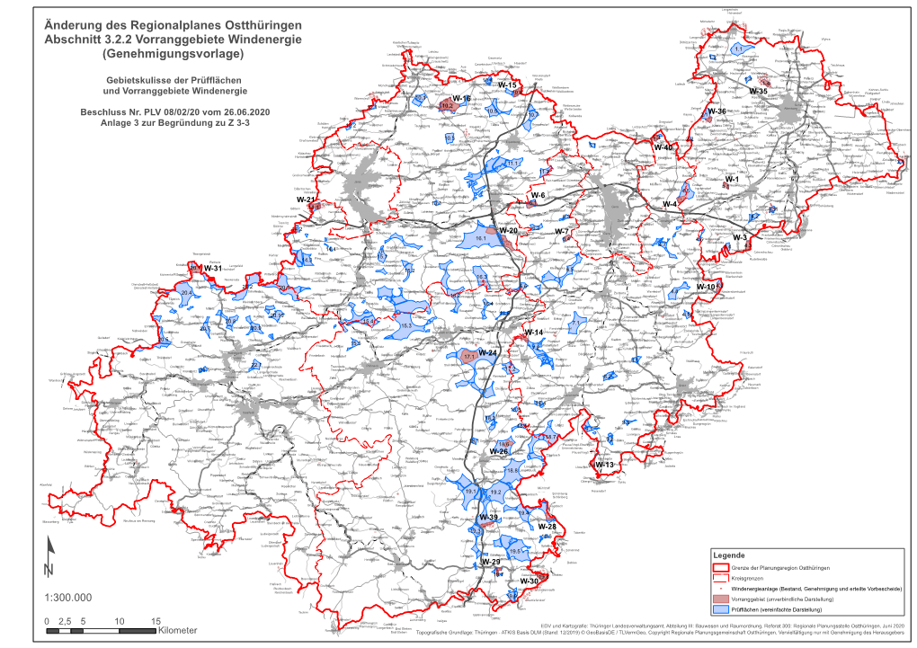 Änderung Des Regionalplanes Ostthüringen Abschnitt 3.2.2