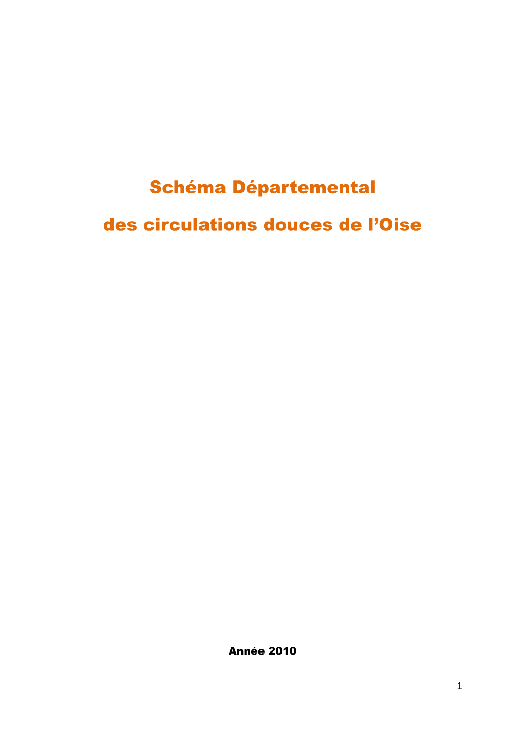 Schéma Départemental Des Circulations Douces De L'oise