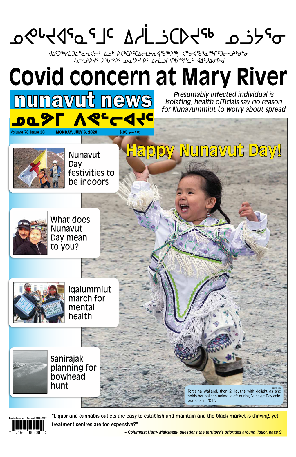 Covid Concern at Mary River Presumably Infected Individual Is Isolating, Health Officials Say No Reason for Nunavummiut to Worry About Spread