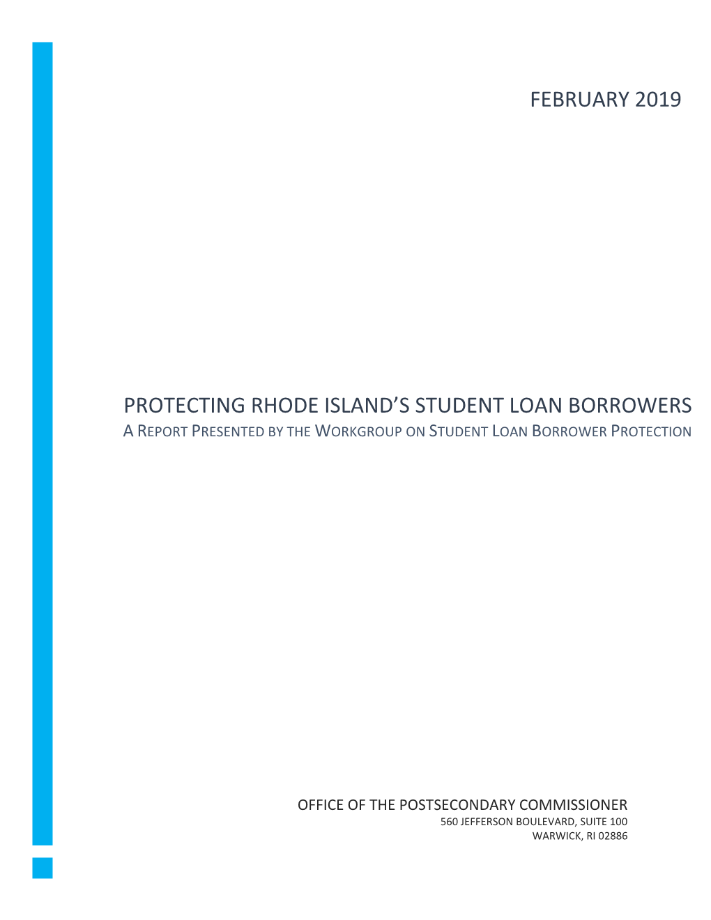 Protecting Rhode Island's Student Loan Borrowers