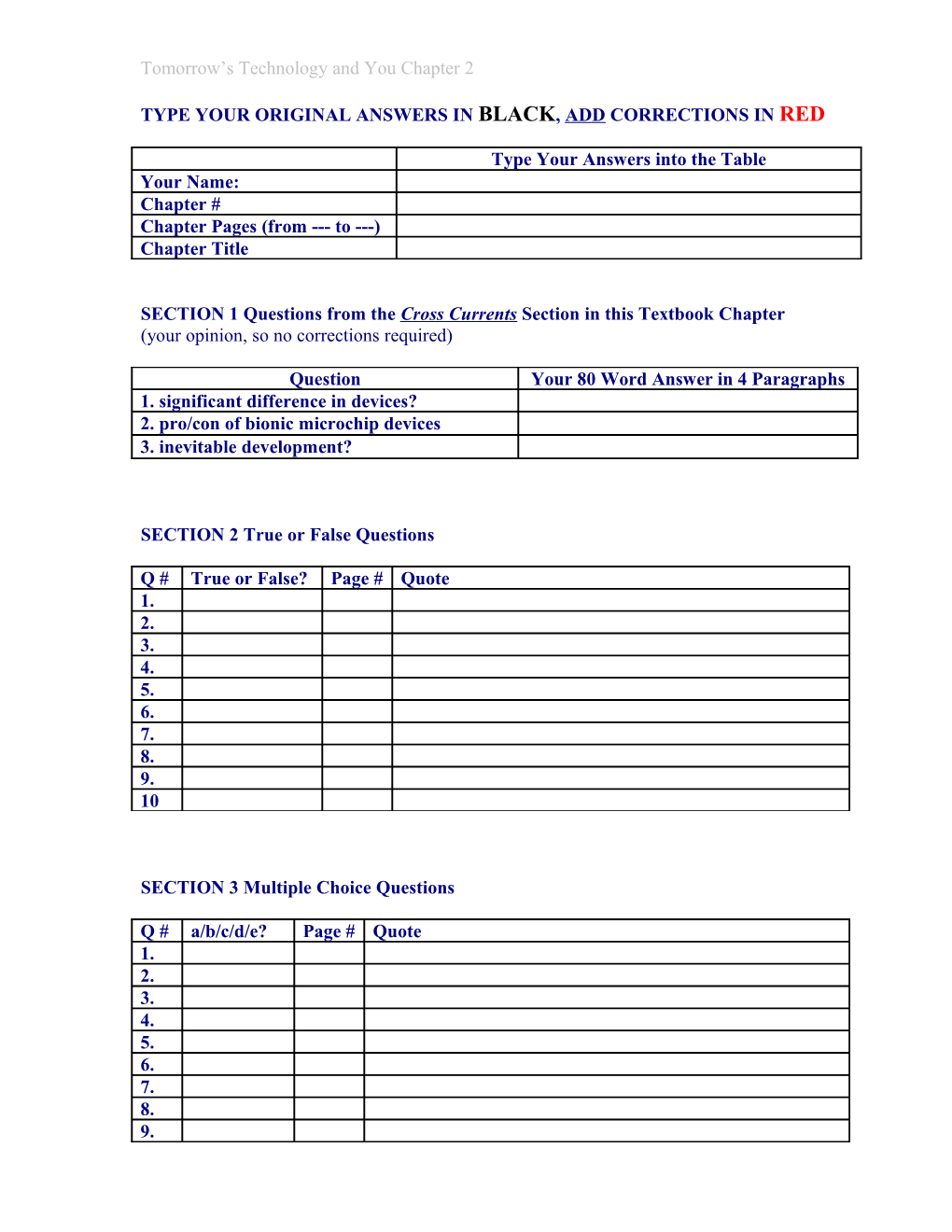 ITGS Self Tests Project