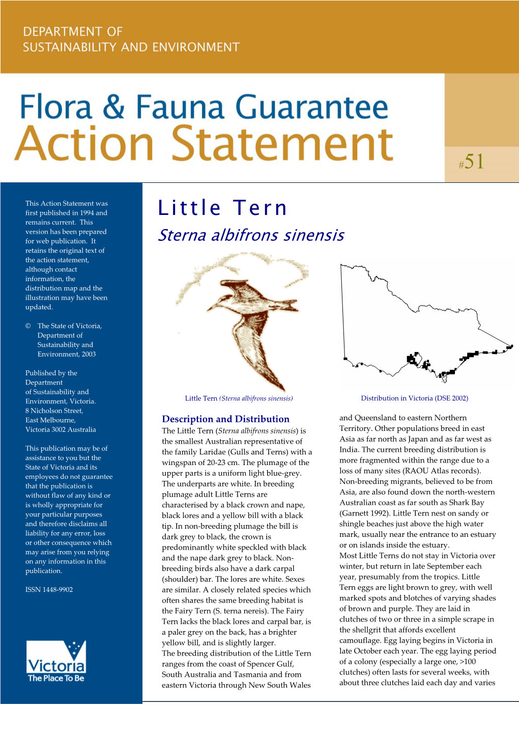 Little Tern Version Has Been Prepared for Web Publication