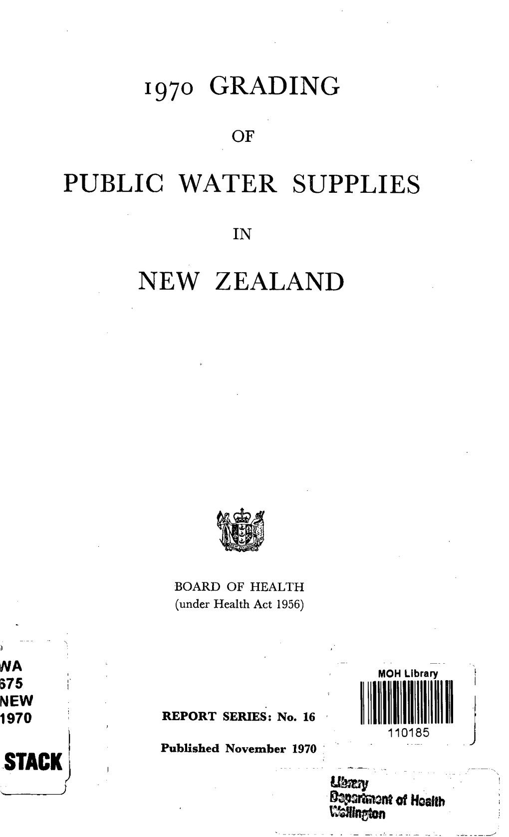 1970 Grading of Pubic Water Supplies.Pdf