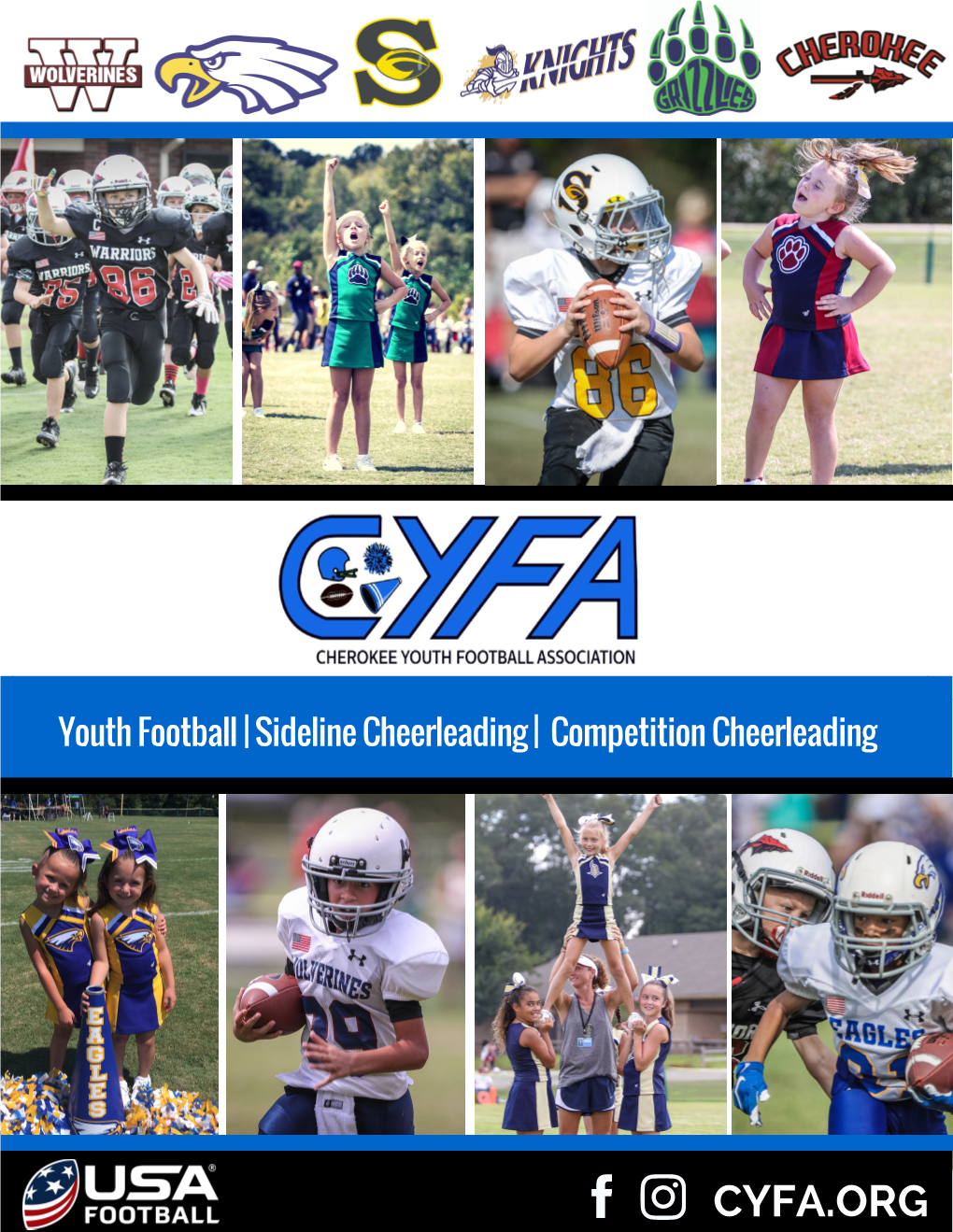 Youth Football | Sideline Cheerleading | Competition Cheerleading