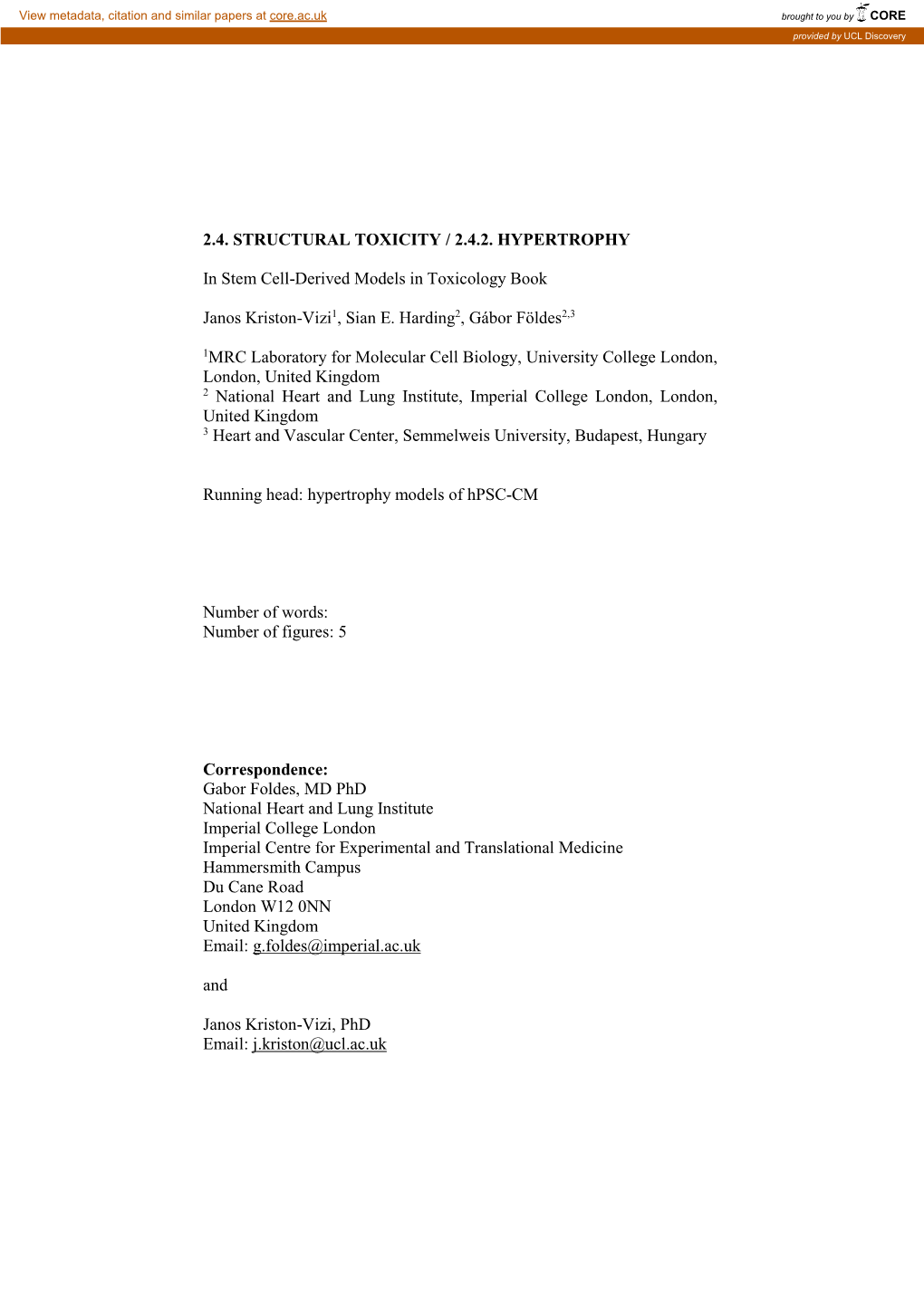 2.4. STRUCTURAL TOXICITY / 2.4.2. HYPERTROPHY in Stem Cell