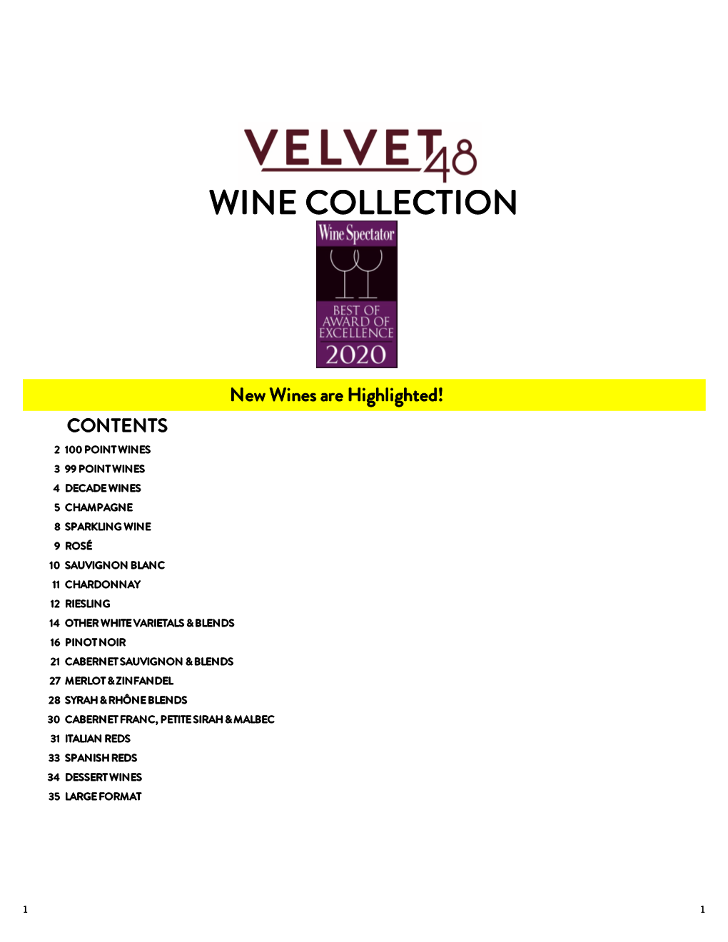 Velvet 48 Master Wine List Sept 2020-Web