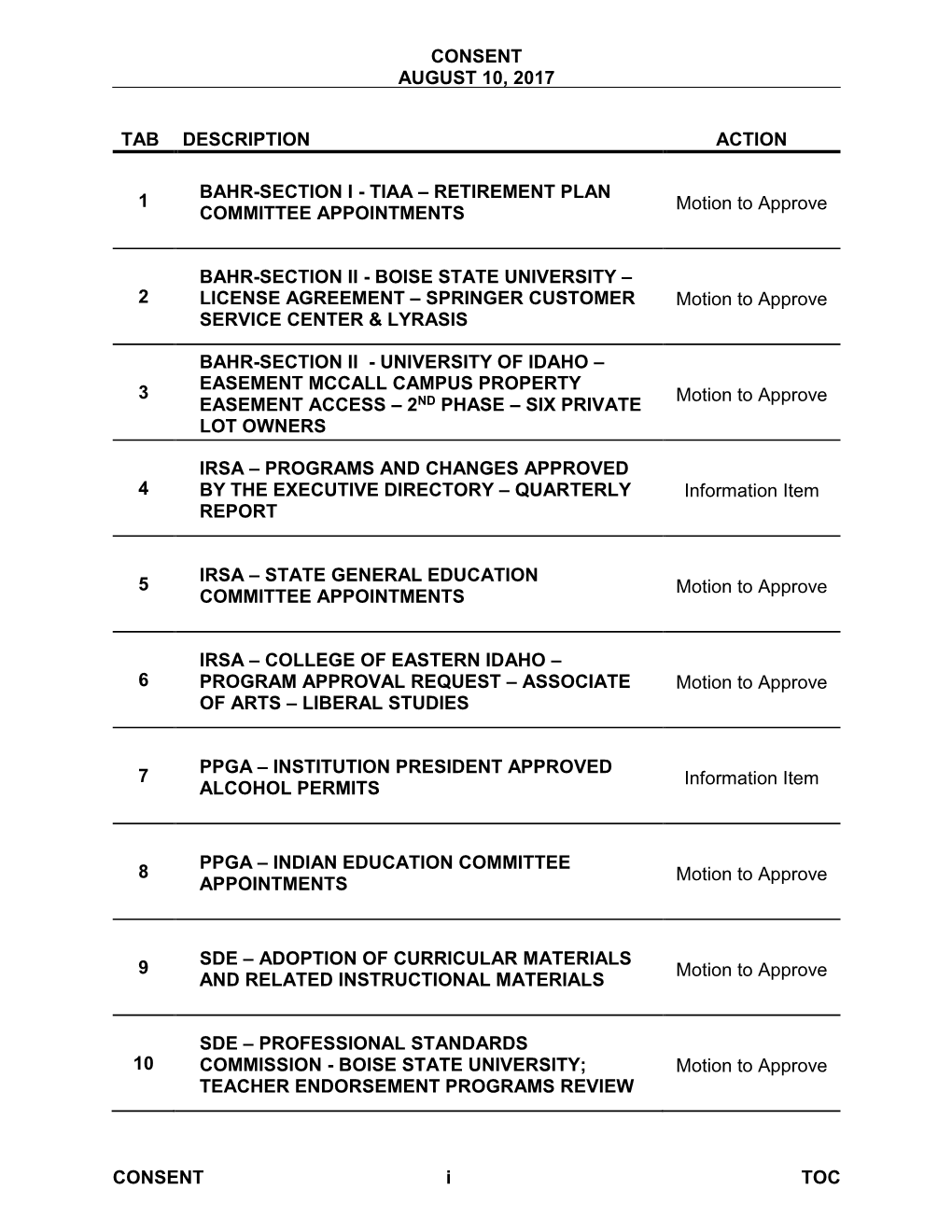 Retirement Plan Committee Appointments