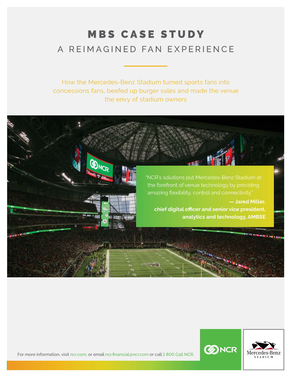 Mbs Case Study a Reimagined Fan Experience