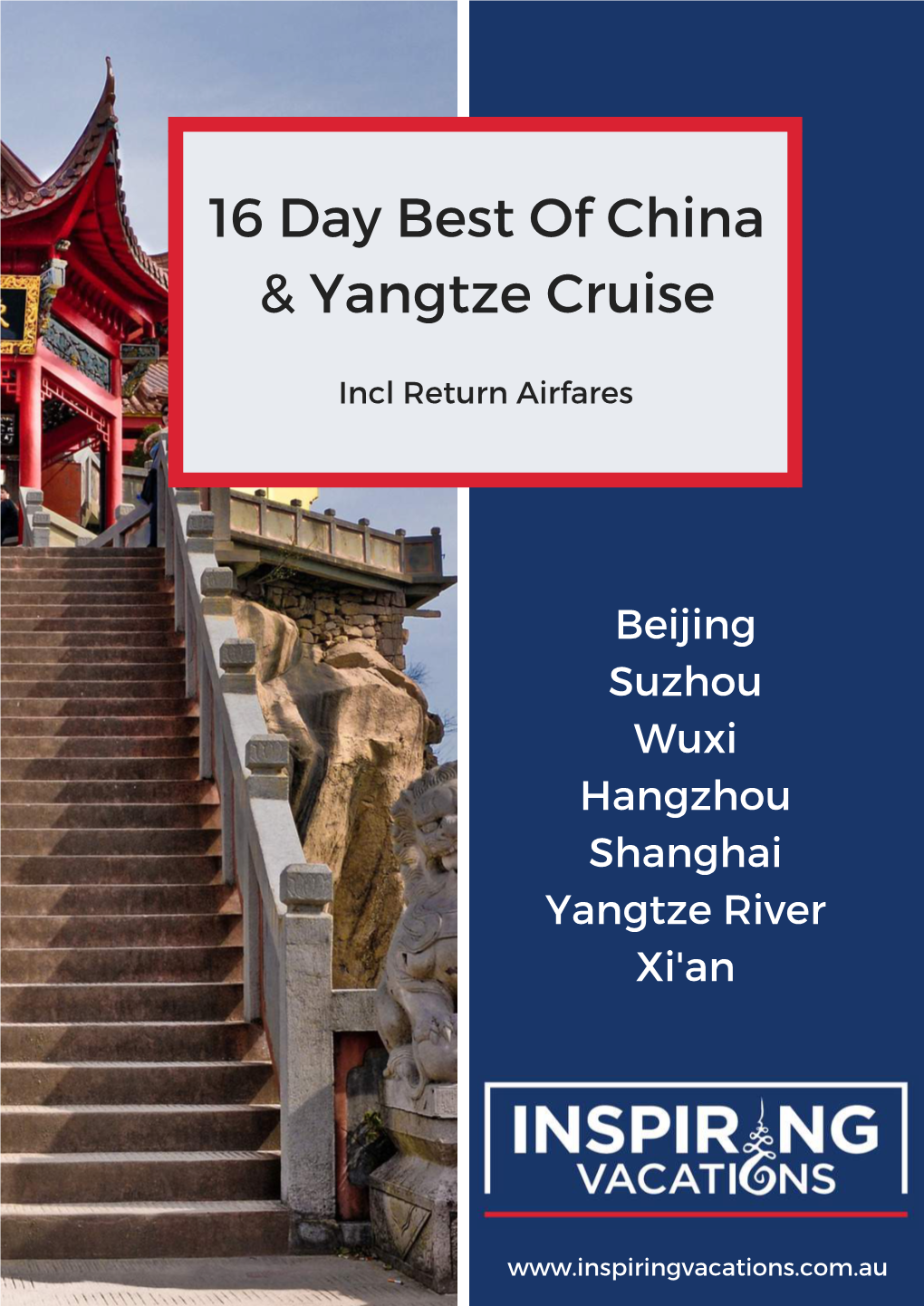 16 Day Best of China & Yangtze Cruise