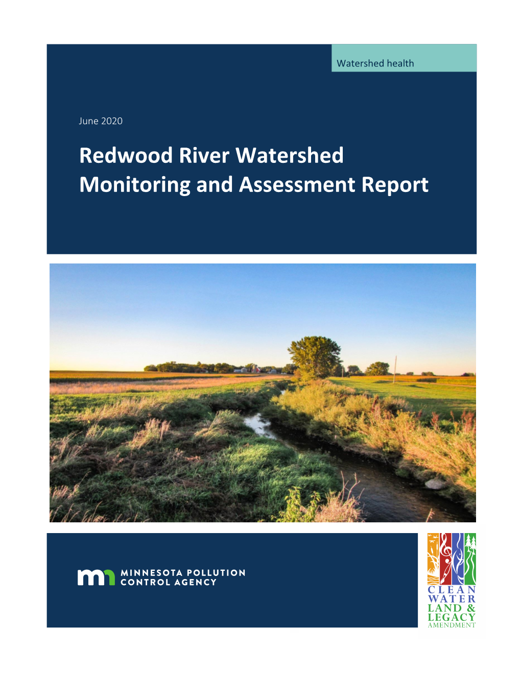 Redwood River Watershed Monitoring and Assessment Report