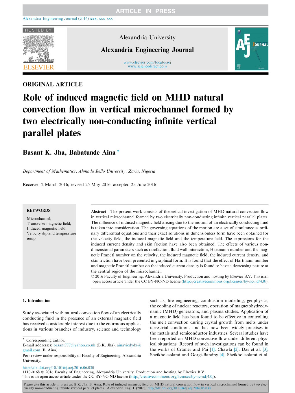 Role of Induced Magnetic Field on MHD Natural Convection Flow In