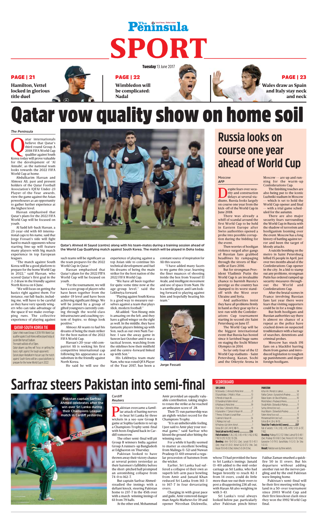 Nadal and Neck Qatar Vow Quality Show on Home Soil