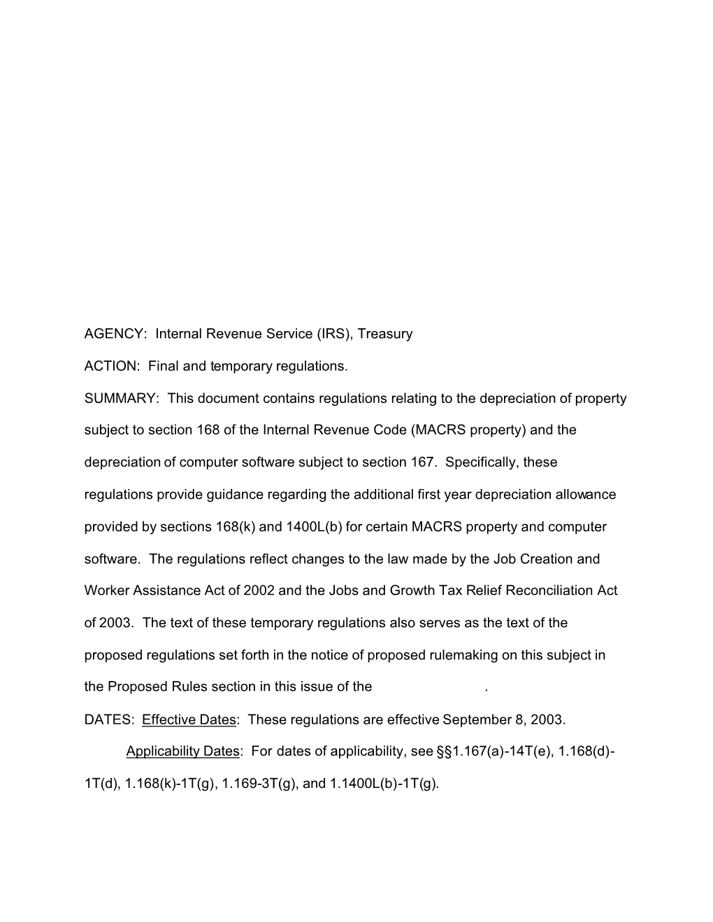 AGENCY: Internal Revenue Service (IRS), Treasury ACTION: Final and Temporary Regulations. SUMMARY: This Document Contains