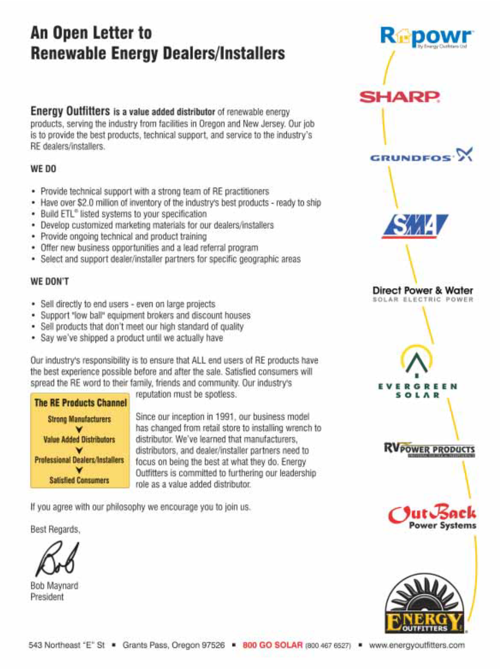 Why Did We Choose a BP Solar Electric System? Our Family Is Reducing Air Pollution While “ ” Being Energy Independent