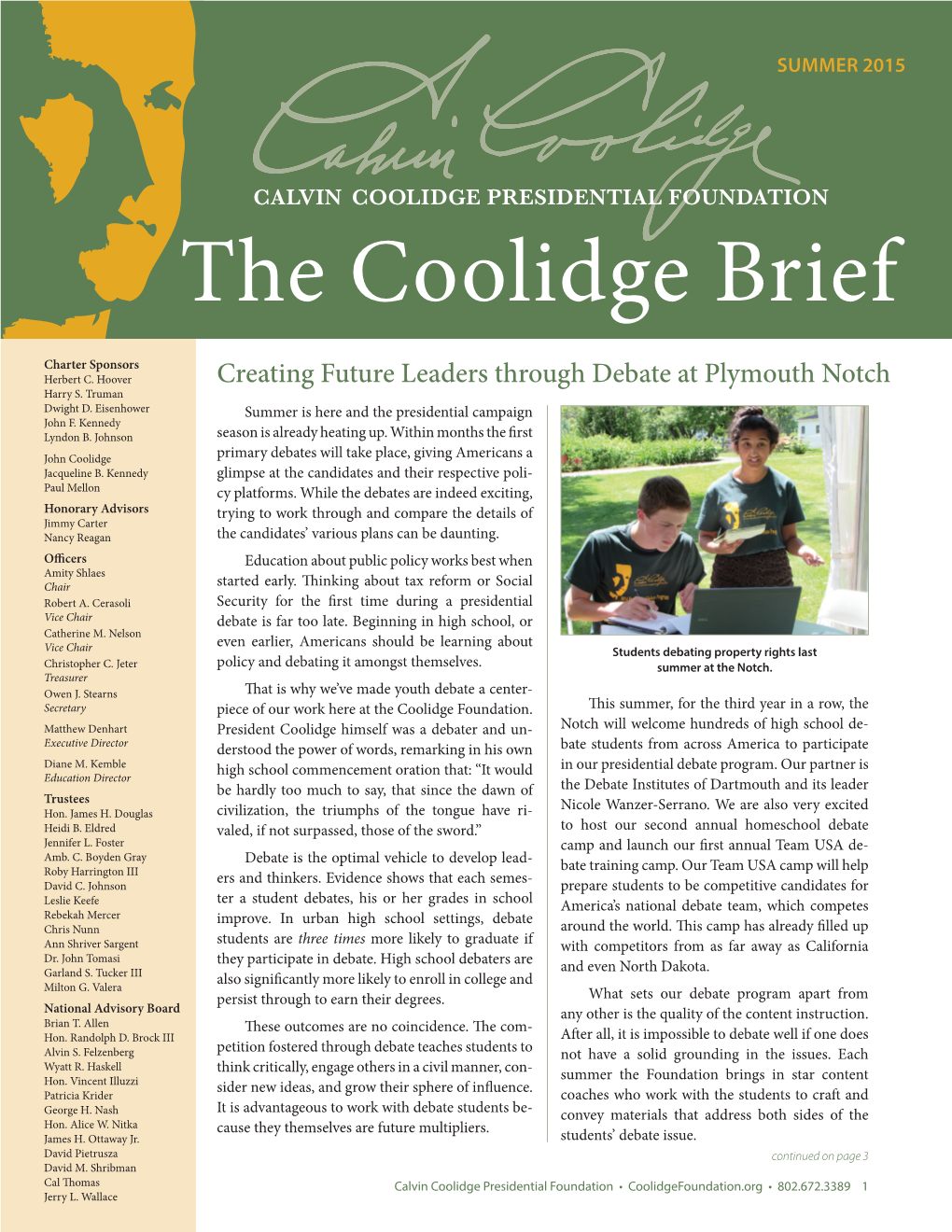 The Coolidge Brief