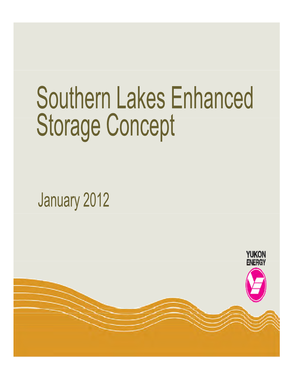 Southern Lakes Enhanced St C T Storage Concept