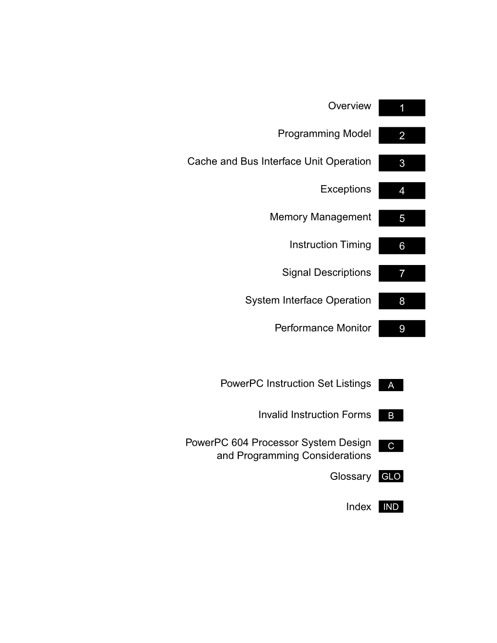 Overview Programming Model Cache and Bus Interface Unit Operation