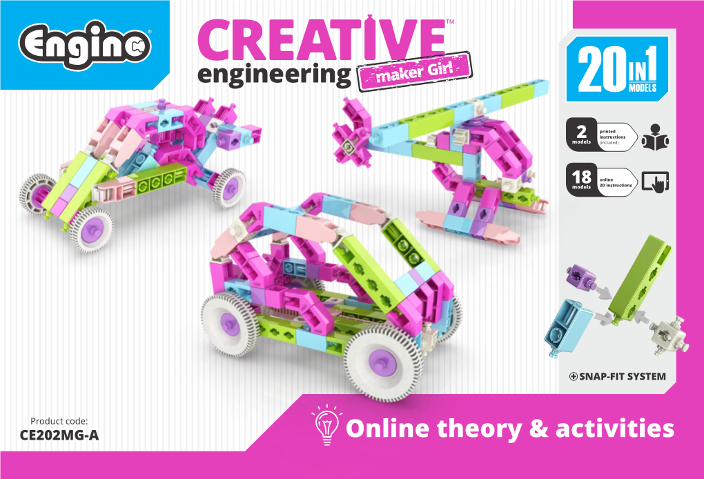 (CE202MG-A) Creative Engineering 20 in 1 Maker Girl.Cdr