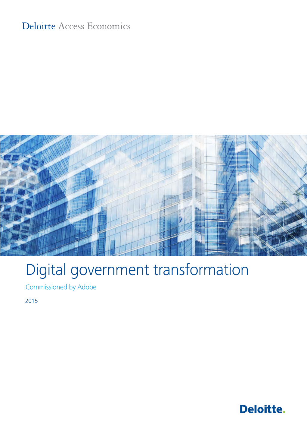 Digital Government Transformation Commissioned by Adobe