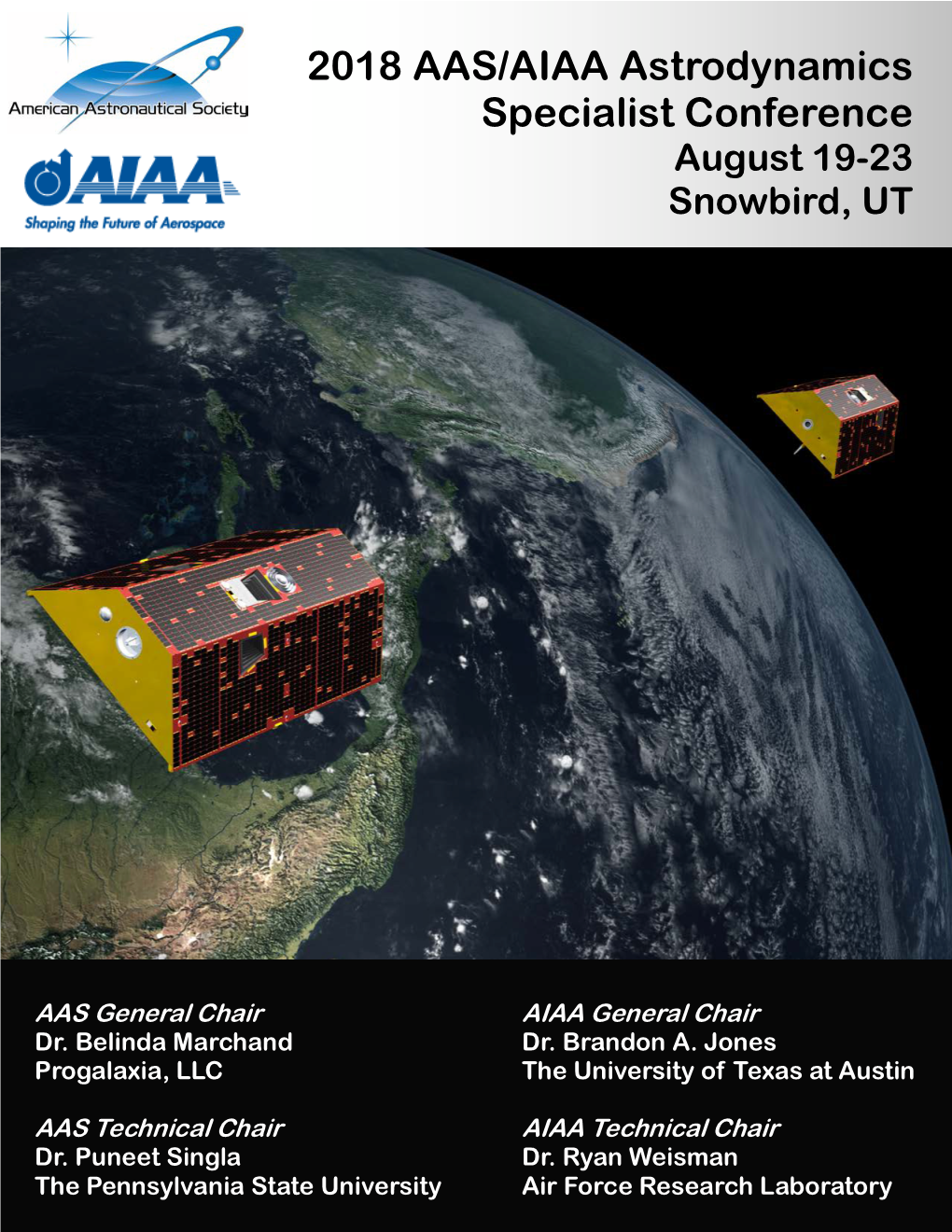 2018 Aas/Aiaa Astrodynamics Specialist Conference Conference Information