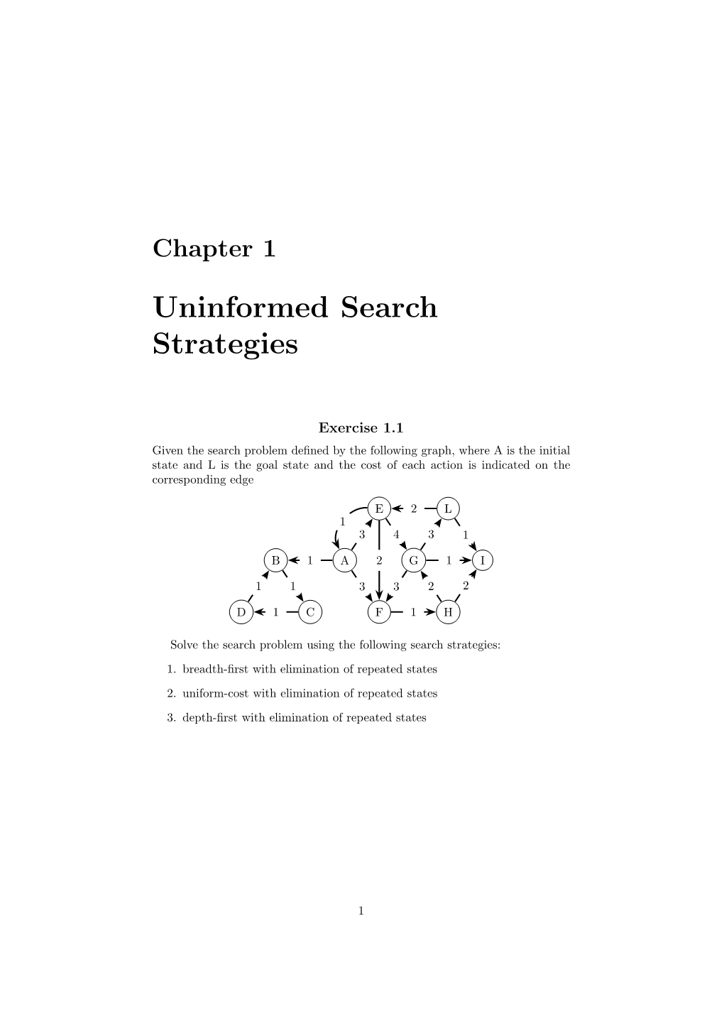 Uninformed Search Strategies