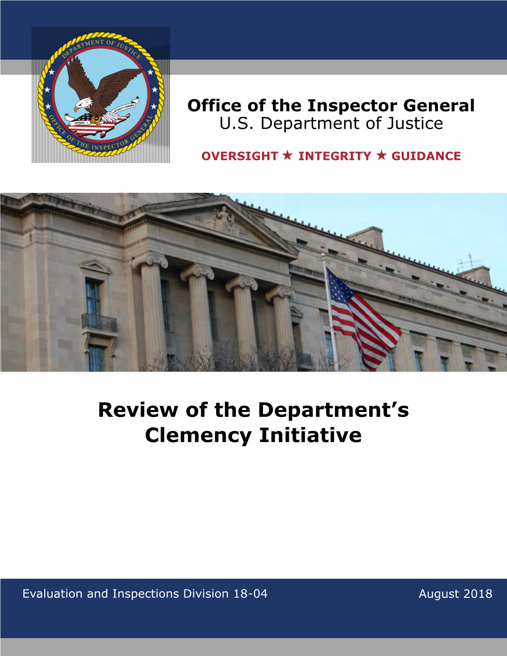 Review of the Department's Clemency Initiative