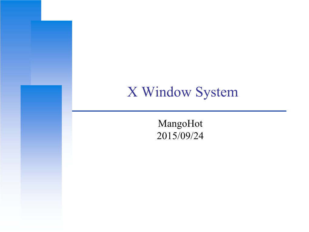 X Window System