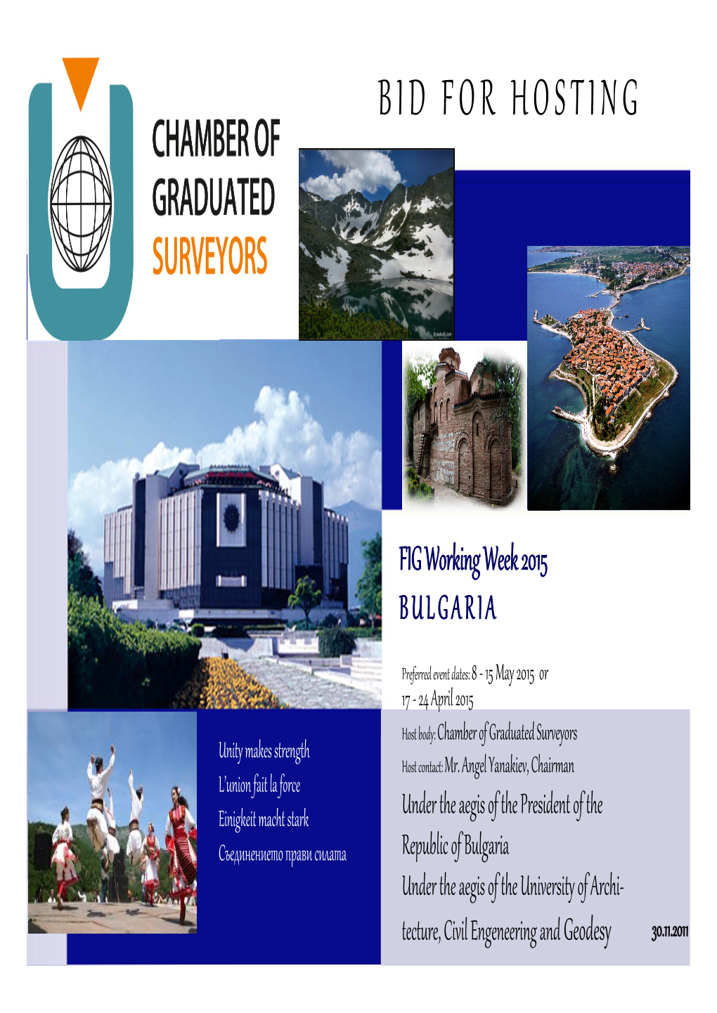 Chamber of Graduated Surveyors Bulgaria, Bulgaria