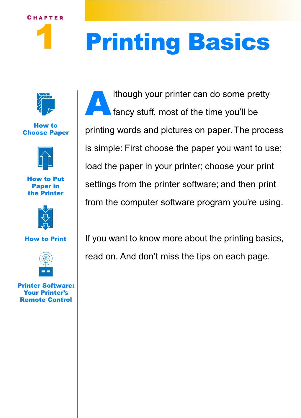 Printing Basics