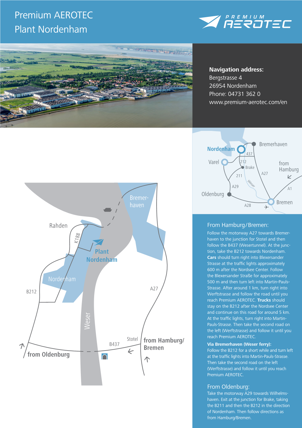 Premium AEROTEC Plant Nordenham