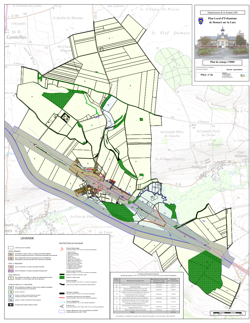 LEGENDE Plan Local D'urbanisme De Domart Sur La Luce