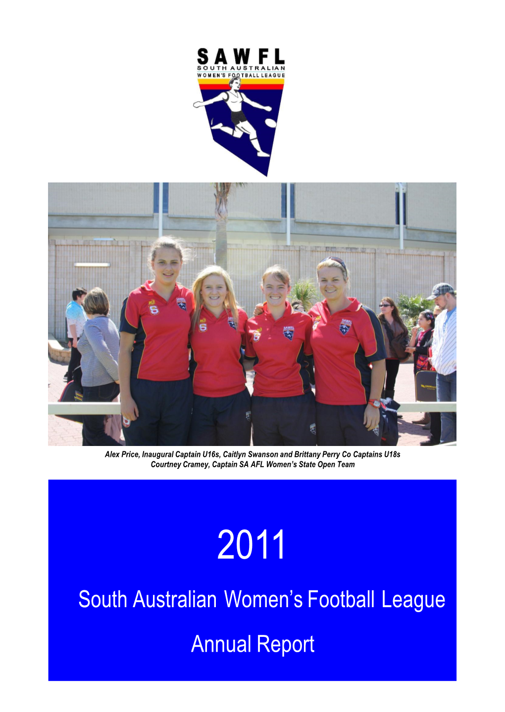 South Australian Women's Football League Annual Report