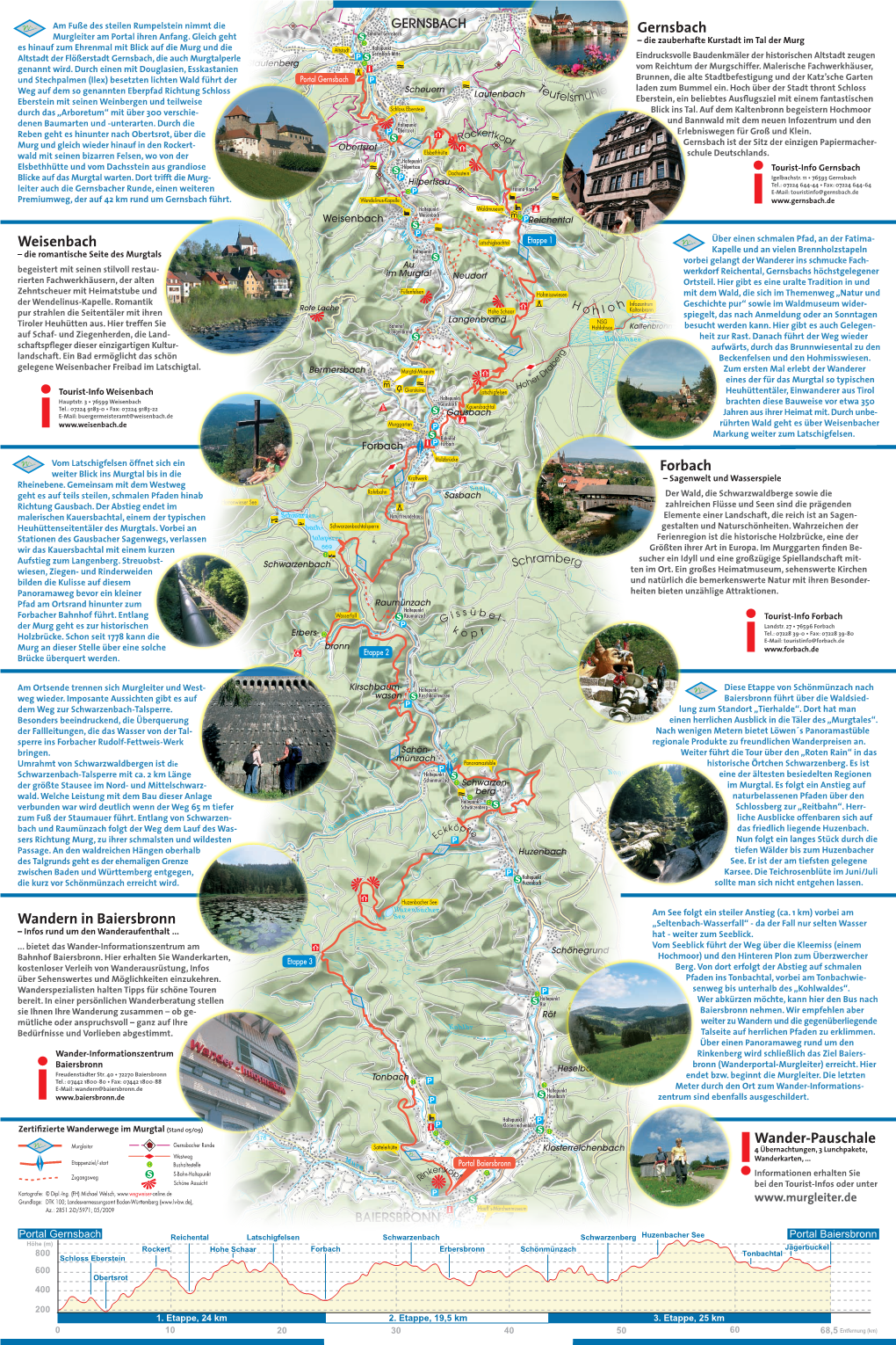 Gernsbach Weisenbach Forbach Wandern in Baiersbronn Wander