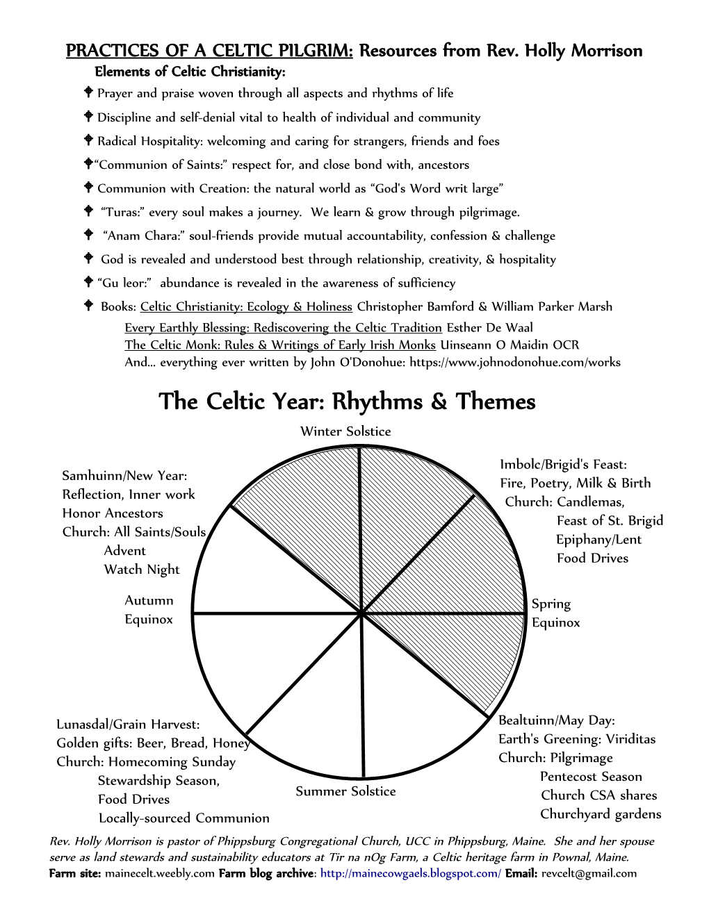 The Celtic Year: Rhythms & Themes Winter Solstice