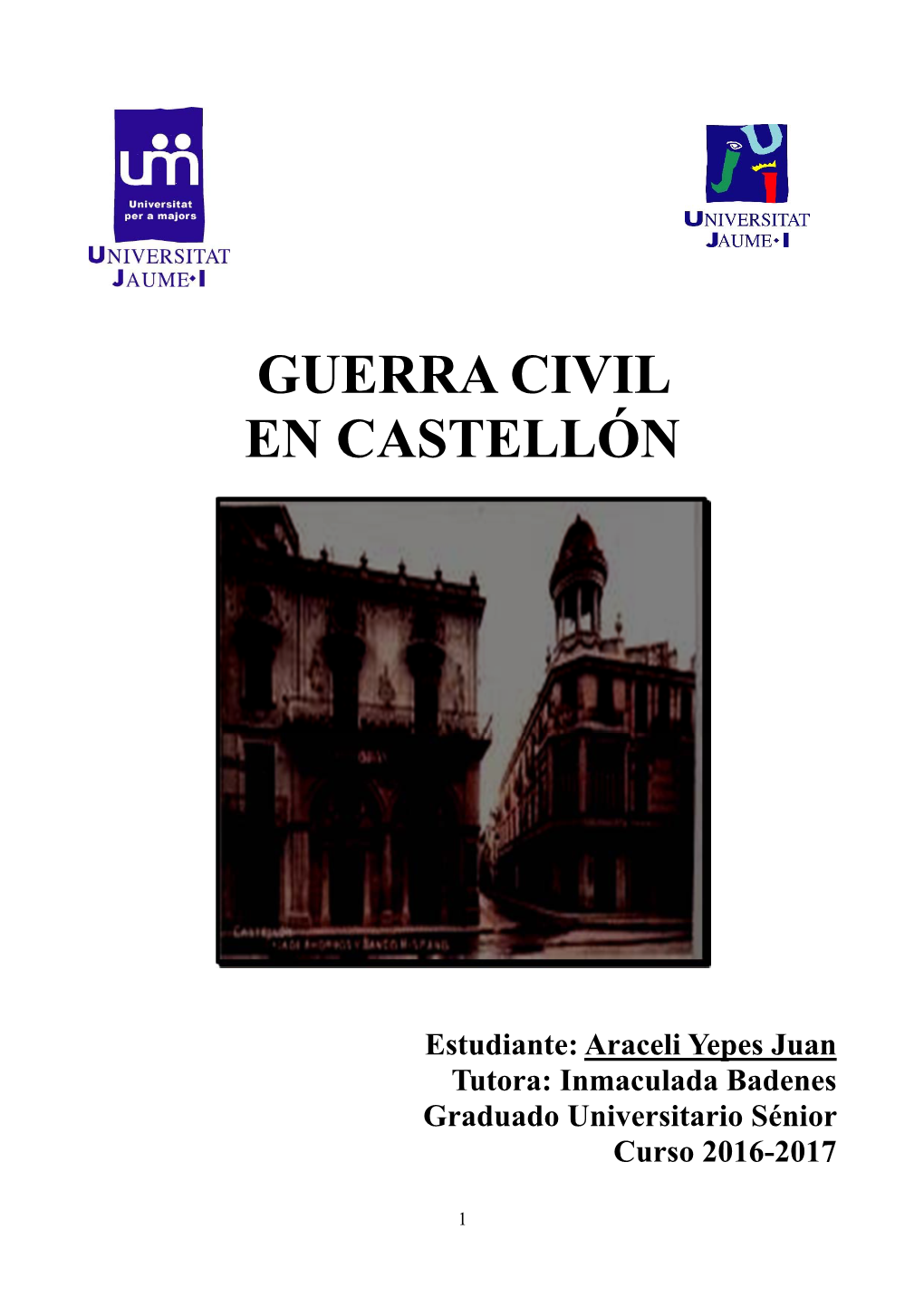 Guerra Civil En Castellón