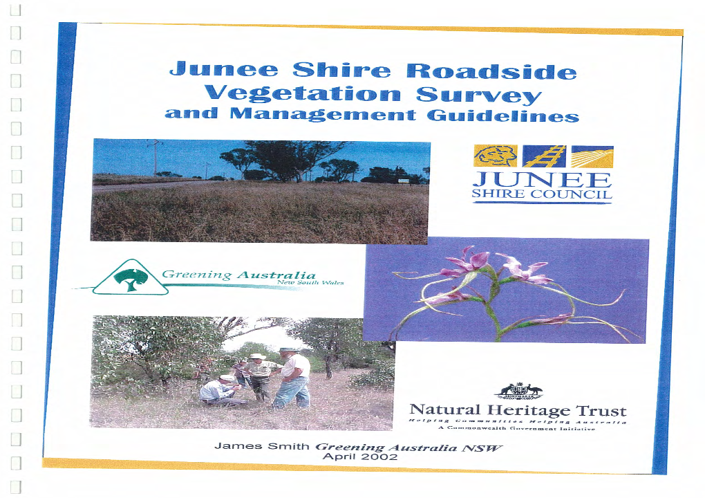 Junee Roadside Vegetation Survey and Management Guidelines