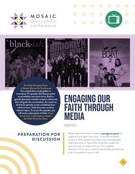 Engaging Our Faith Through Media