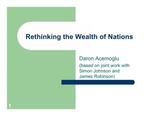 Rethinking the Wealth of Nations