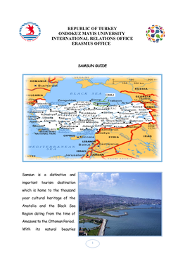 Republic of Turkey Ondokuz Mayis University International Relations Office Erasmus Office