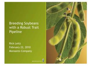 Breeding Soybeans with a Robust Trait Pipeline