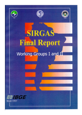 SIRGAS95 Report