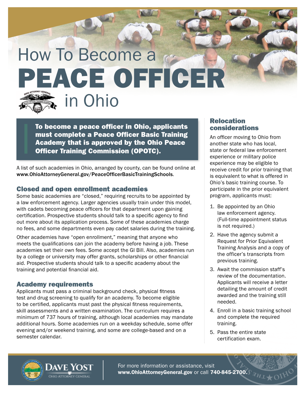 How to Become a Peace Officer in Ohio